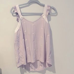 Doe & Rae Dandelion Embroidered Top